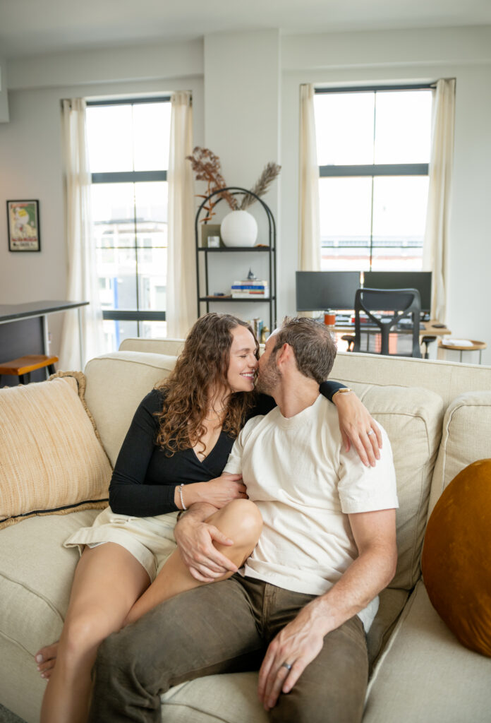 In-home Brooklyn couples session