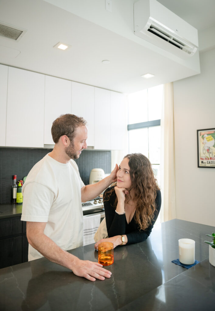 In-home Brooklyn couples session