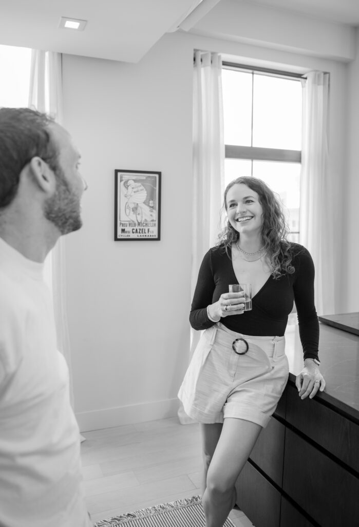 In-home Brooklyn couples session