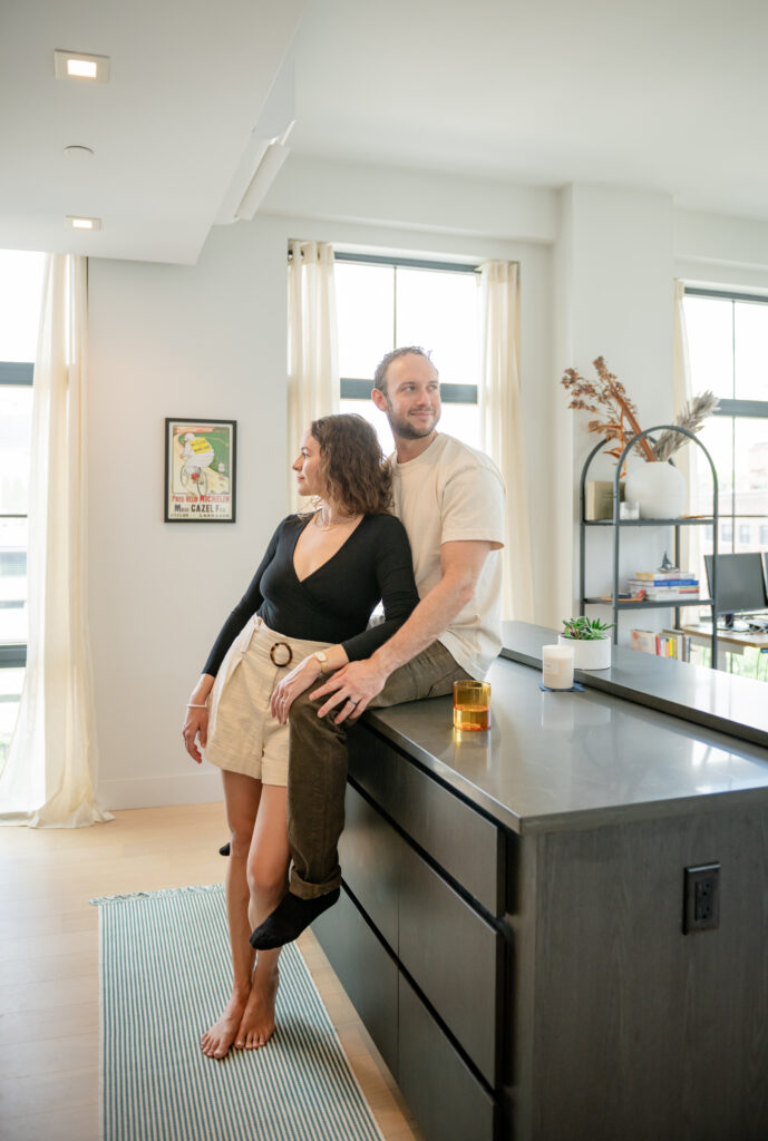 In-home Brooklyn couples session