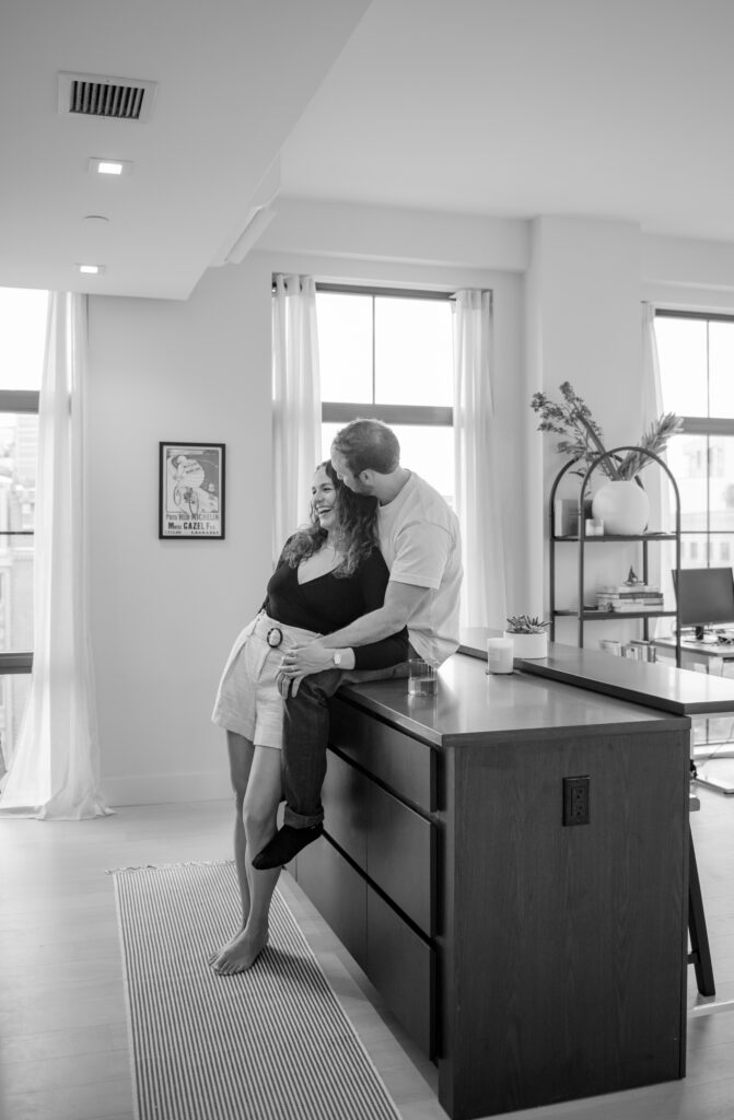 In-home Brooklyn couples session